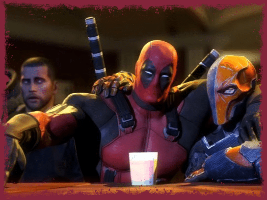 תמונת מעריצים של דדפול ו-DEATHSTROKE