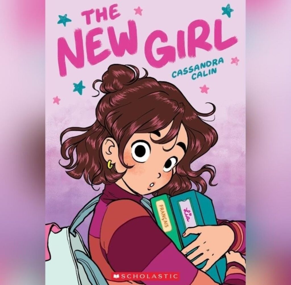 כריכת הקומיקס THE NEW GIRL באנגלית