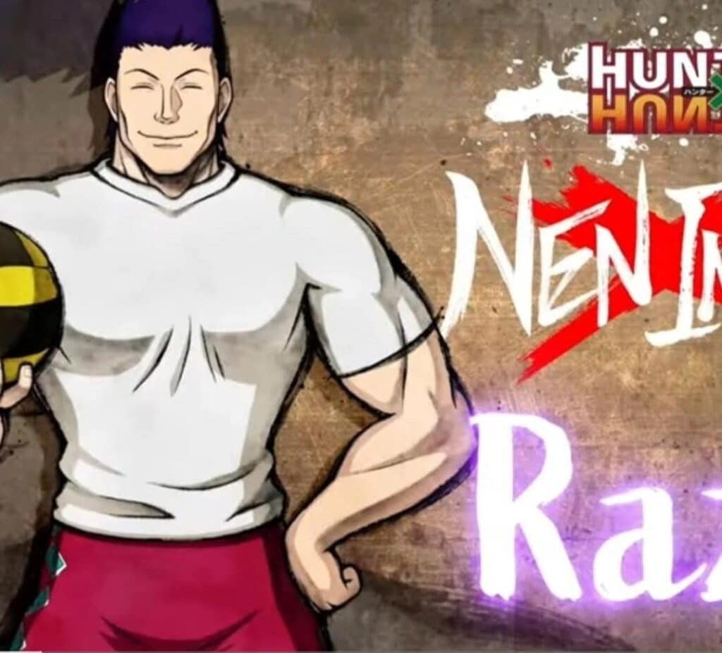 דמותו של רייזור מתוך המשחק Hunter x Hunter Nen x Impact Fighting