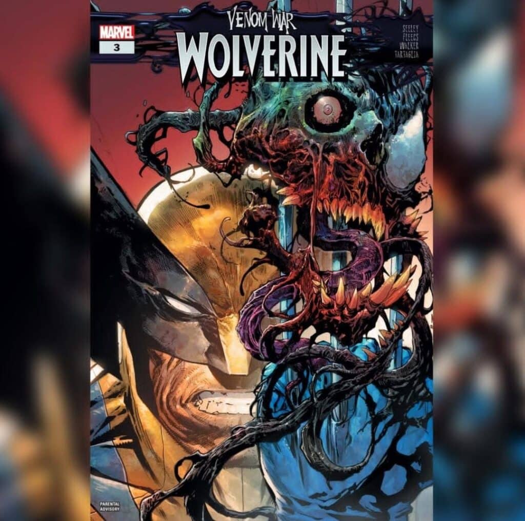 כריכת הקומיקס Venom War: Wolverine #3