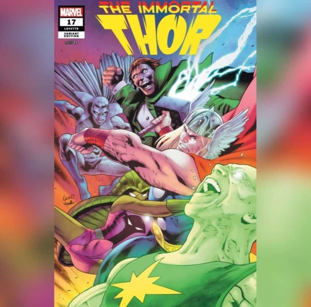 כריכת הקומיקס The Immortal Thor #17