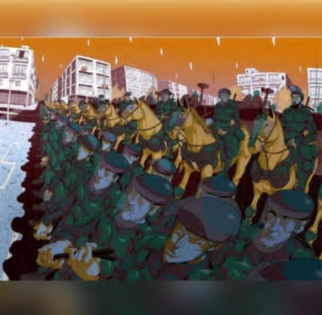 עמודים מתוך הקומיקס הקומיקס Age of Canaan