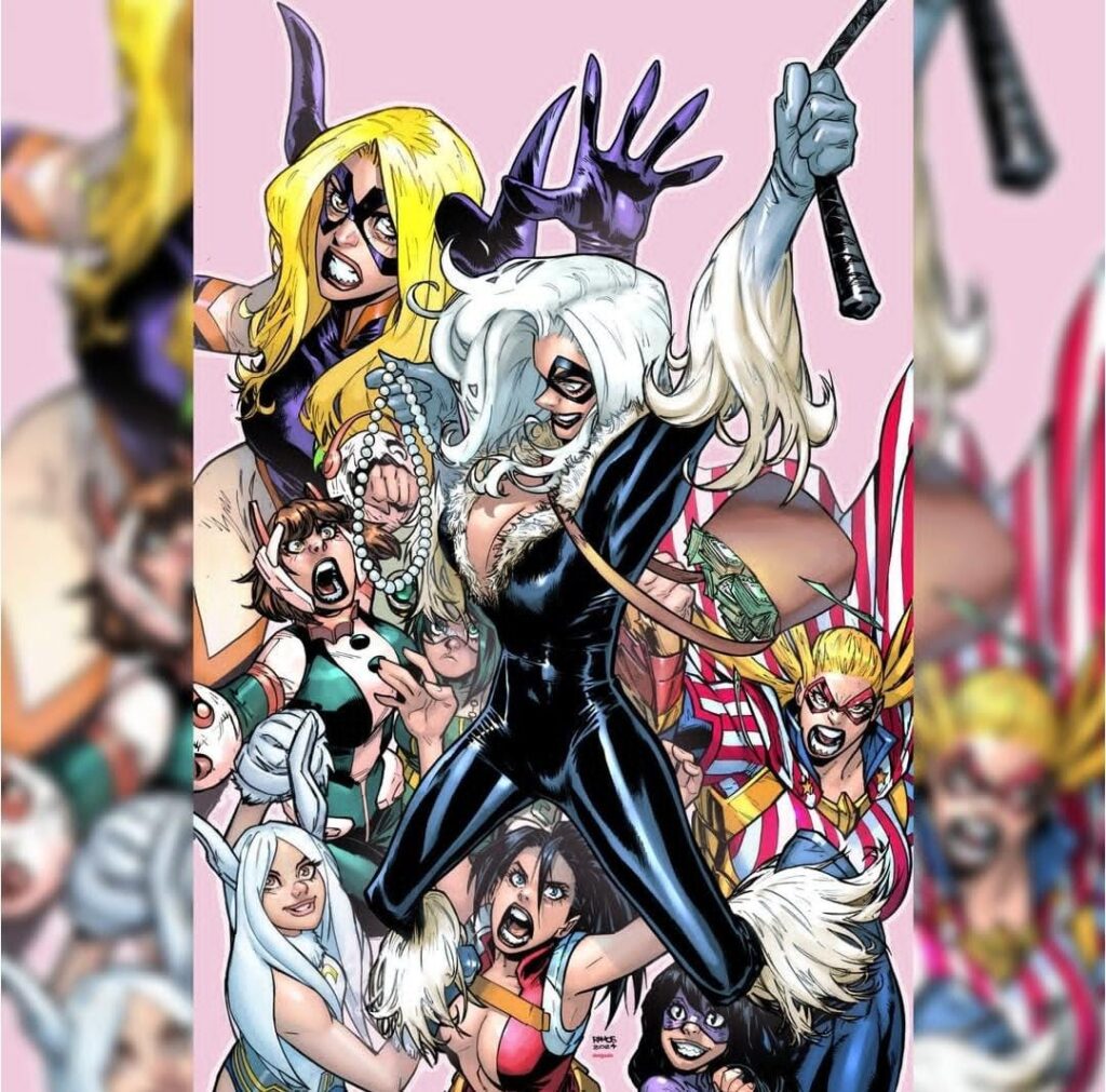 תמונת הדמויות הנשיות של My Hero Academia