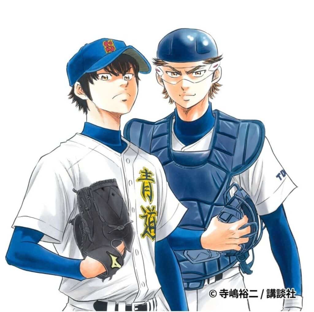 תמונה מתוך המנגה של Ace of the Diamond