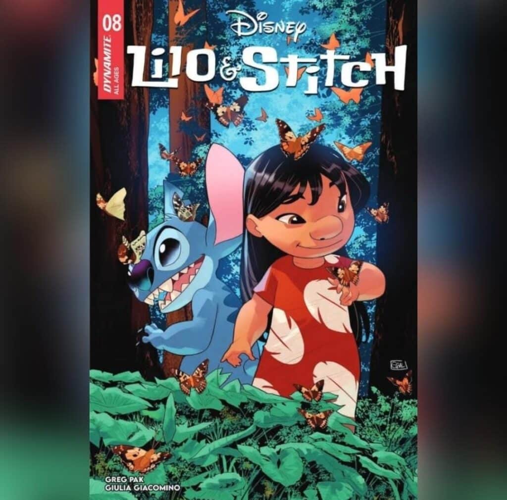 כריכת הקומיקס Lilo & Stitch #8