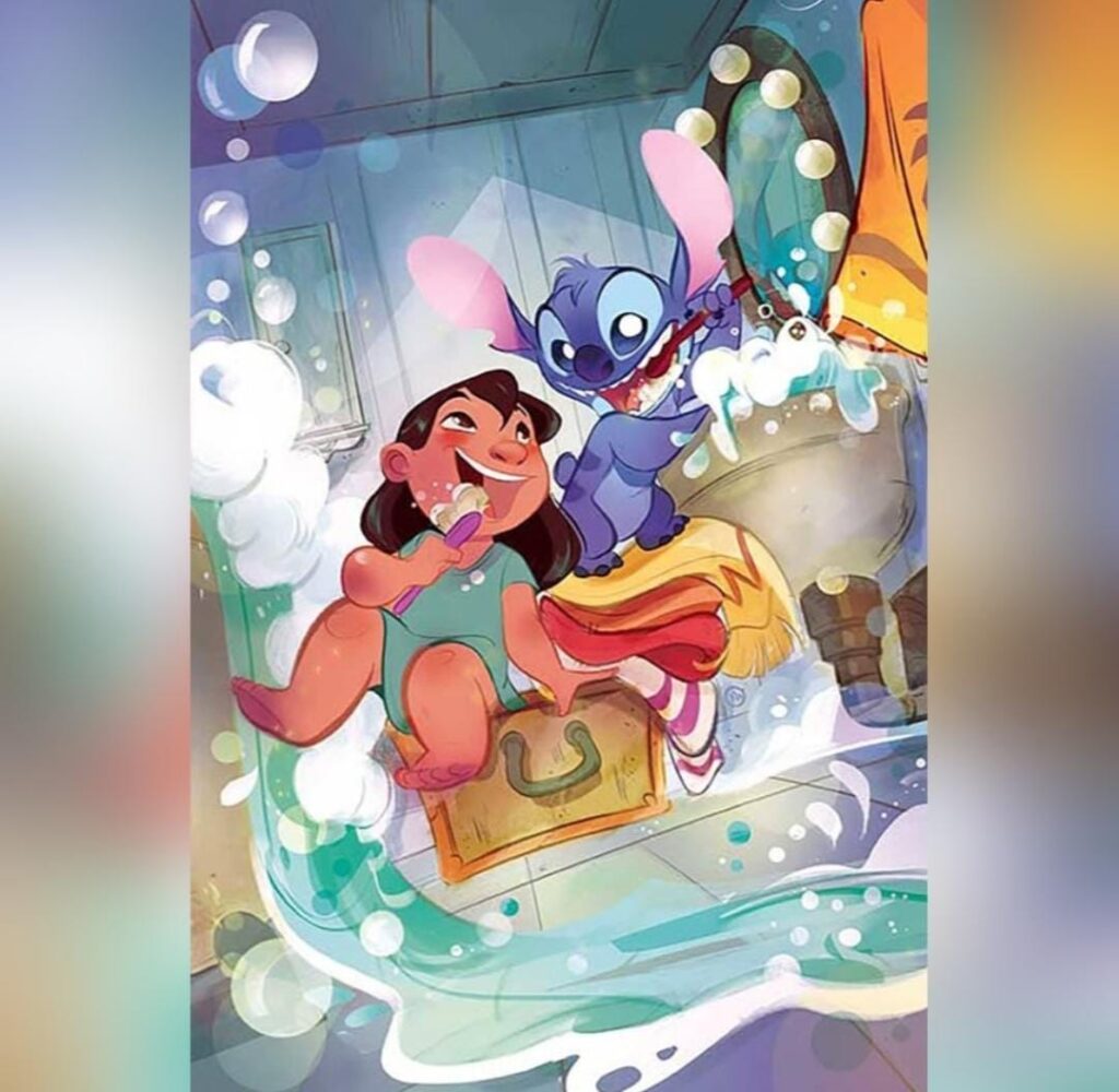 כריכת הקומיקס Lilo & Stitch #8