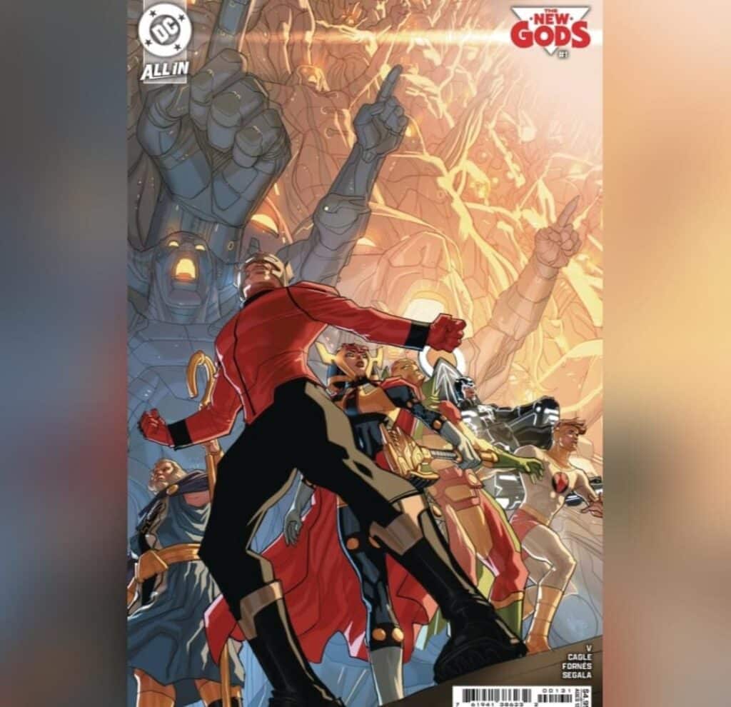 כריכת הקומיקס The New Gods #1!