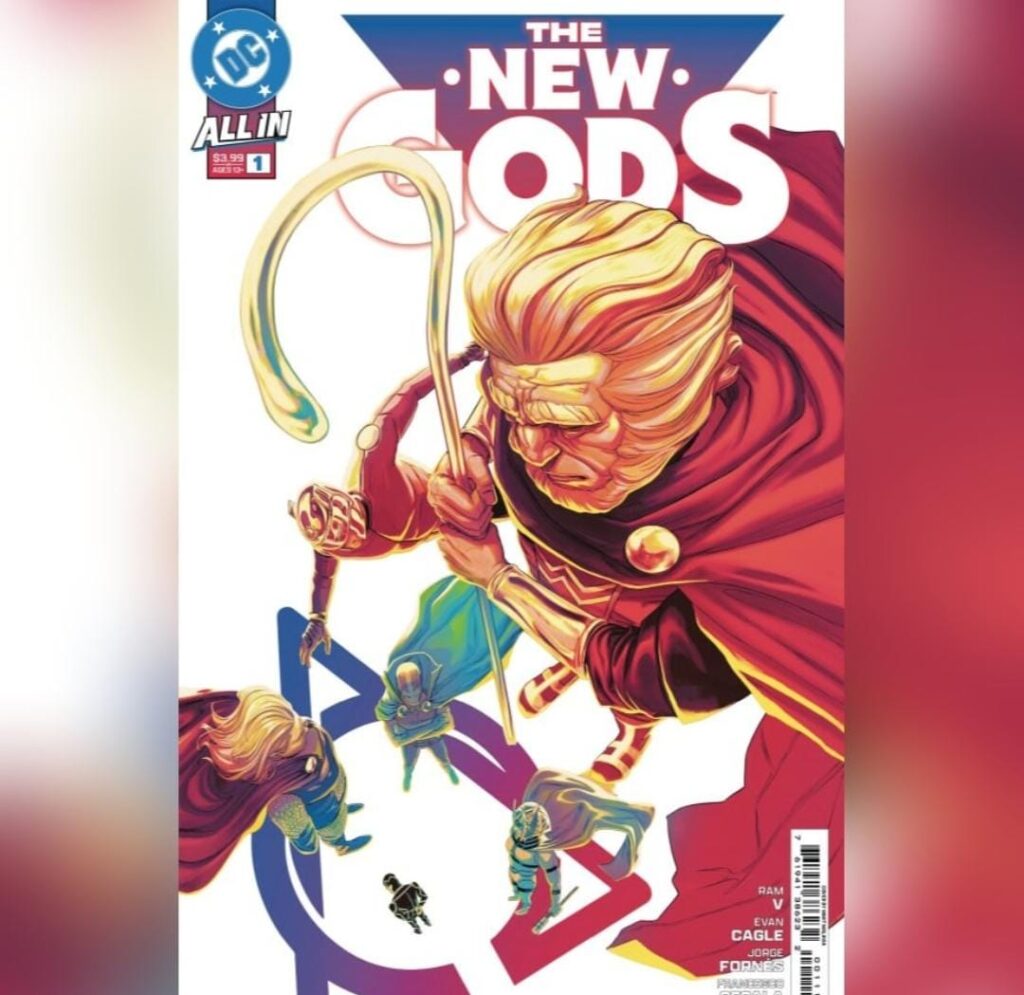 כריכת הקומיקס The New Gods #1!