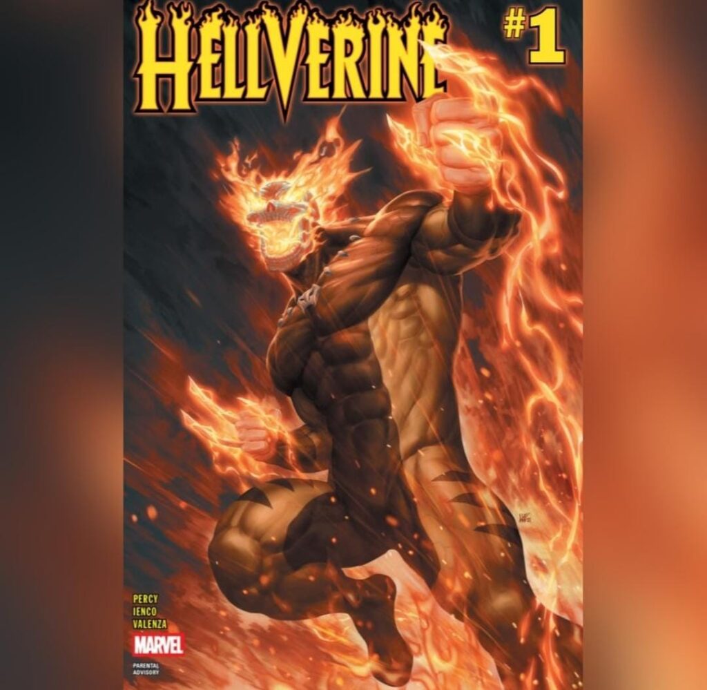 כריכת הקומיקס Hellverine #1