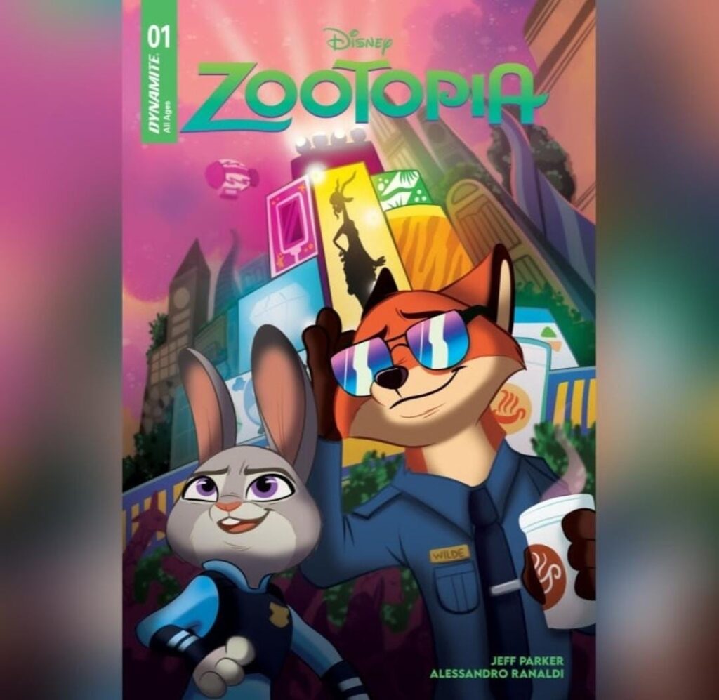 כריכת הקומיקס Zootopia
