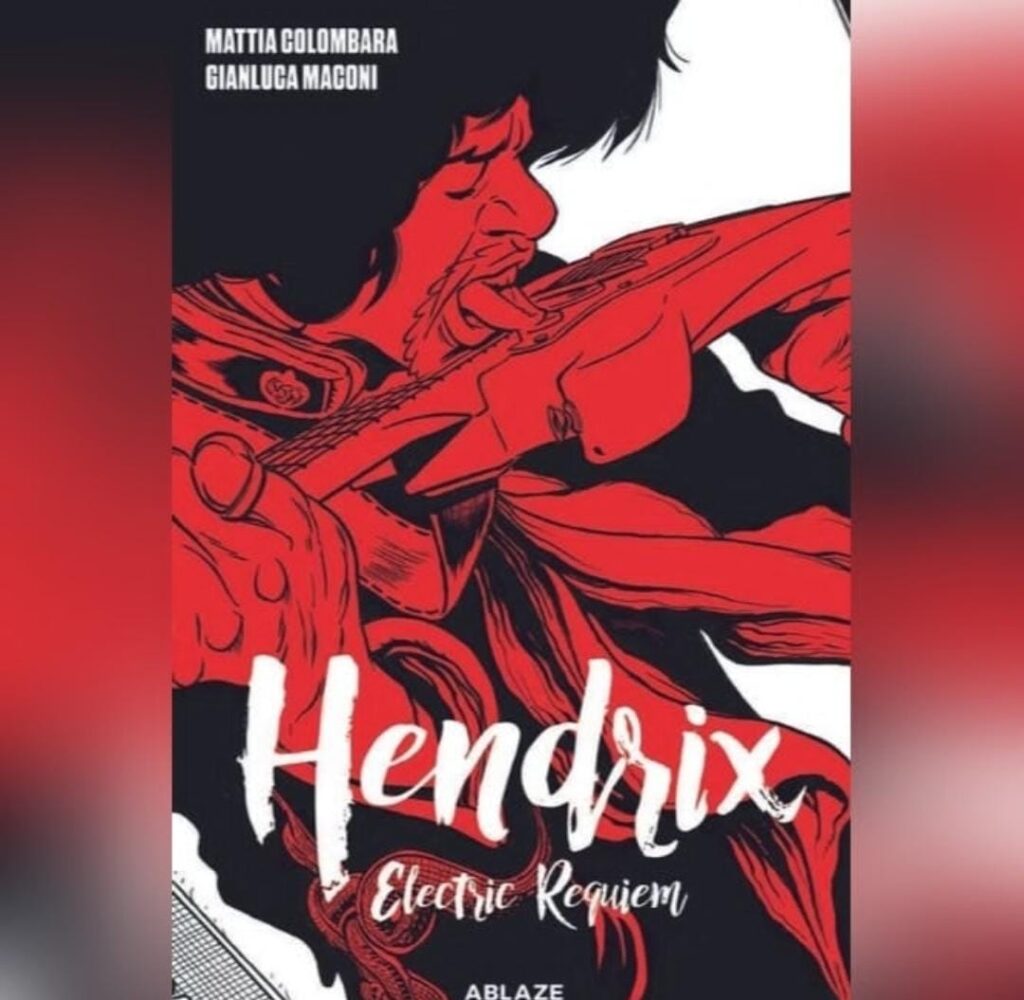 כריכת הקומיקס Hendrix: Electric Requiem
