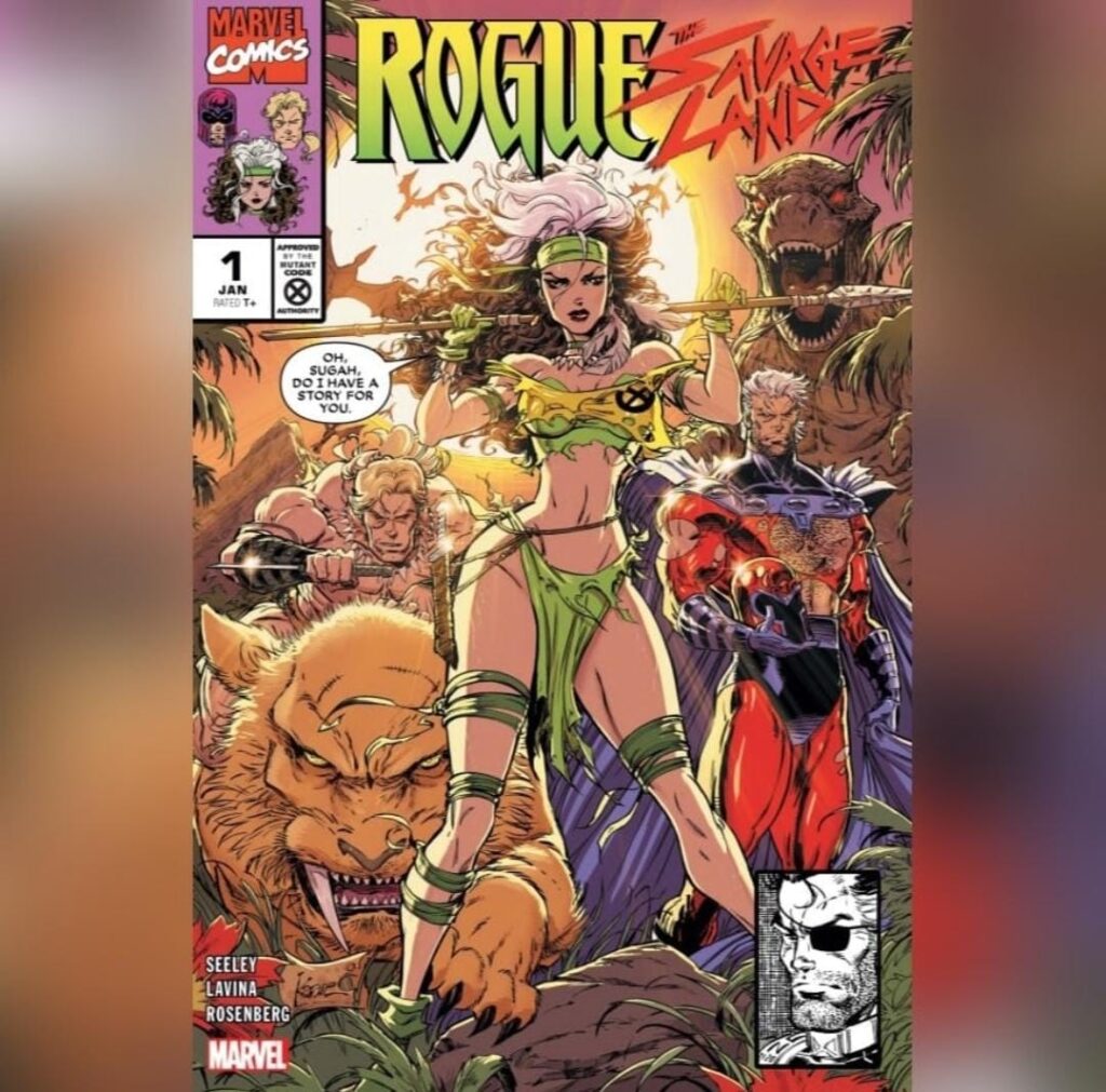 כריכת הקומיקס Rogue: The Savage Land