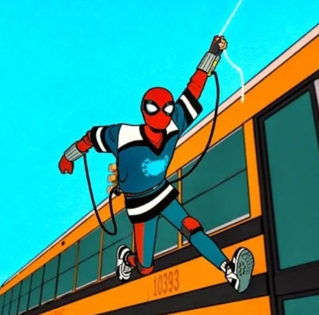 תמונה מתוך סדרת האנימציה Your Friendly Neighborhood Spider-Man