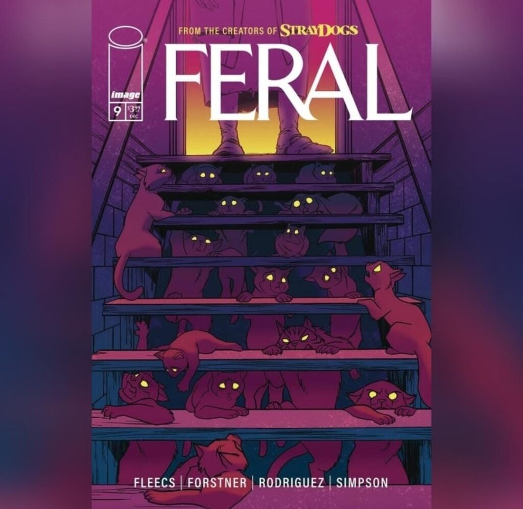 כריכת הקומיקס Feral 9