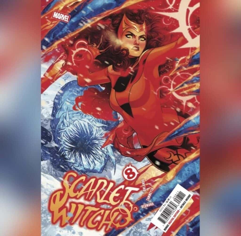 כריכת הקומיקס Scarlet Witch 8