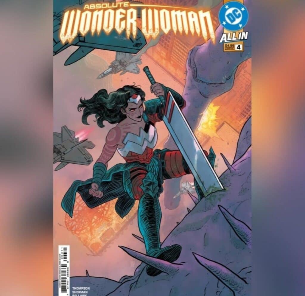 כריכת הקומיקס Absolute Wonder Woman 4