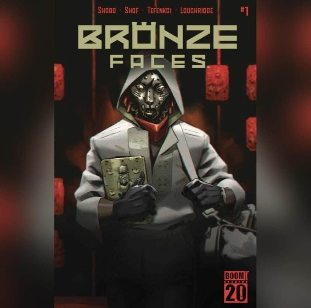 כריכת הקומיקס Bronze Faces