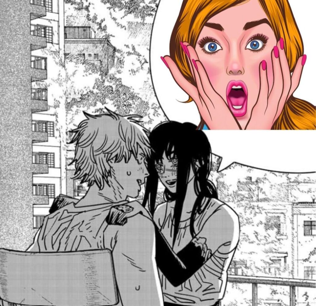 מתוך הפרק המדובר של המנגה CHAINSAW MAN