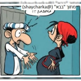 משפחה בבא בהיריון - מתוך עמוד האינסטגרם של שי צ'רקה