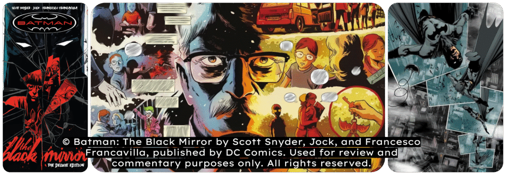 תמונות מתוך הקומיקס batman the black mirror