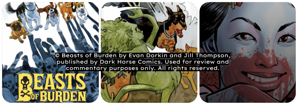 תמונות מתוך הקומיקס beasts of burden