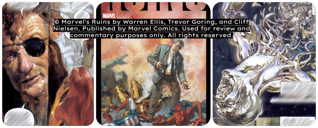 תמונות מתוך הקומיקס marvel's ruins