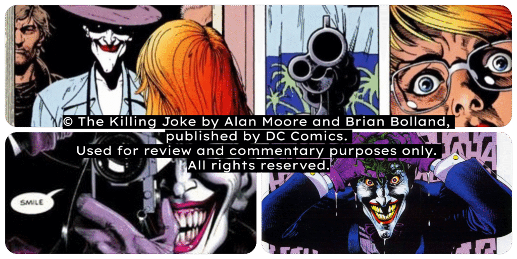 תמונות מתוך הקומיקס the killing joke