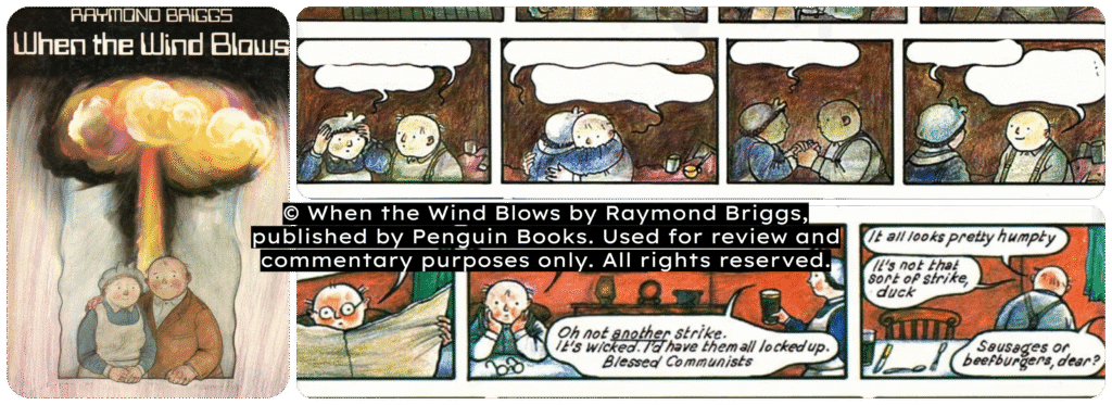 תמונות מתוך הקומיקס when the wind blows
