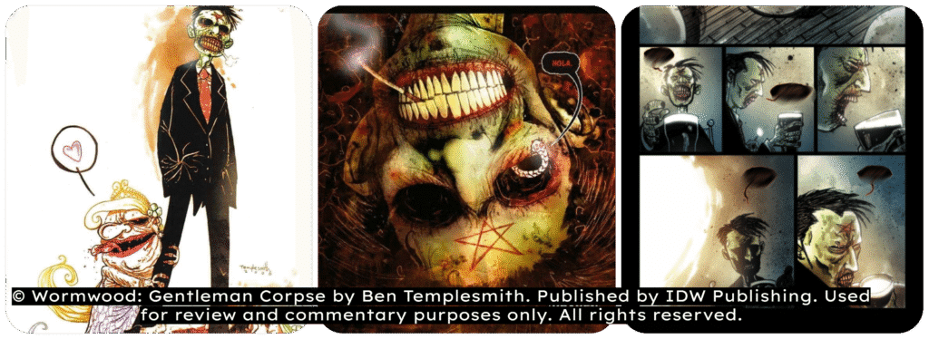 תמונות מתוך הקומיקס wormwood gentleman corpse
