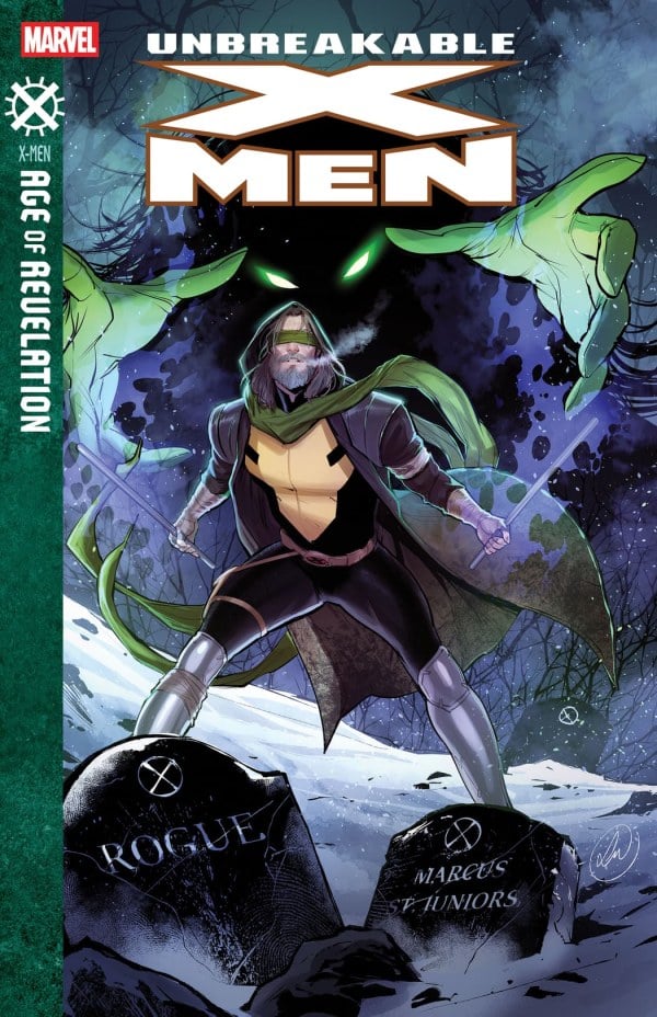 כריכת הקומיקס "אקסמן הבלתי שבירים" (UNBREAKABLE X-MEN #1)