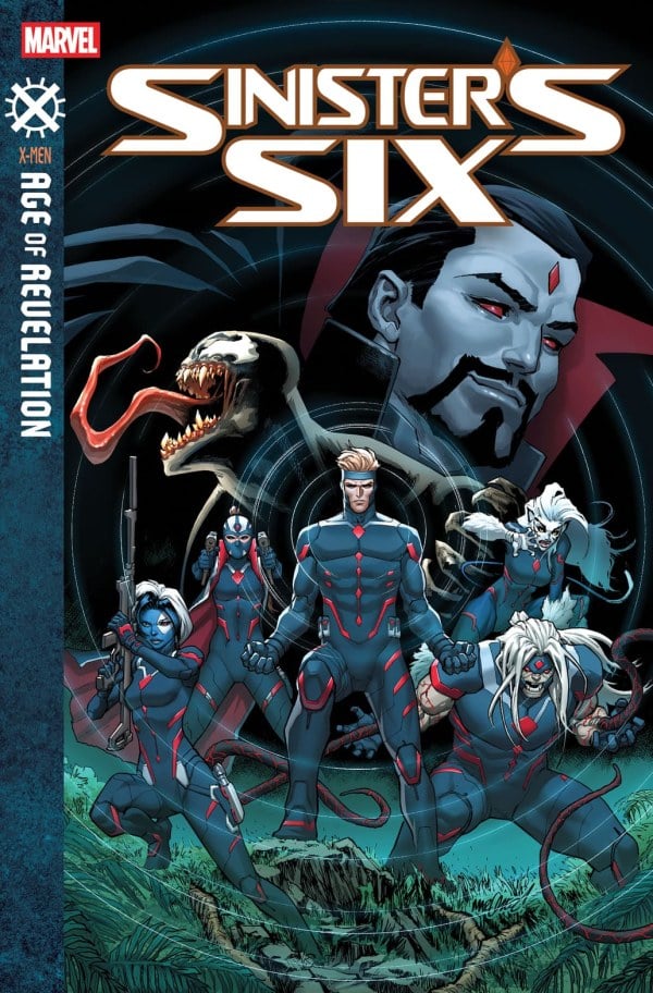 כריכת הקומיקס "סיניסטר'ס סיקס" (SINISTER'S SIX #1)