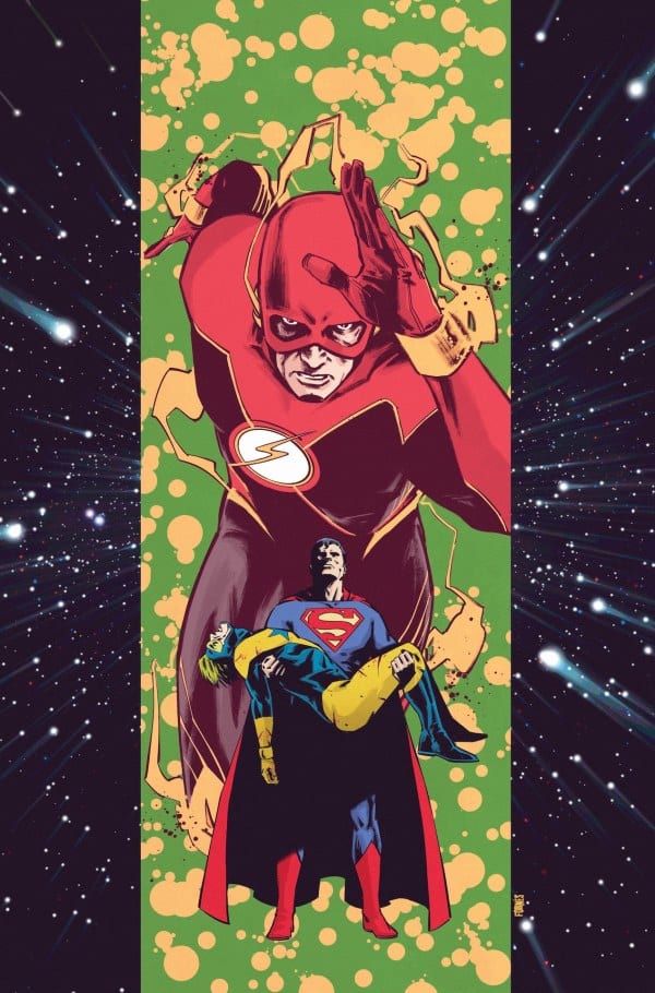 כריכת הקומיקס Justice League: The Omega Act #1