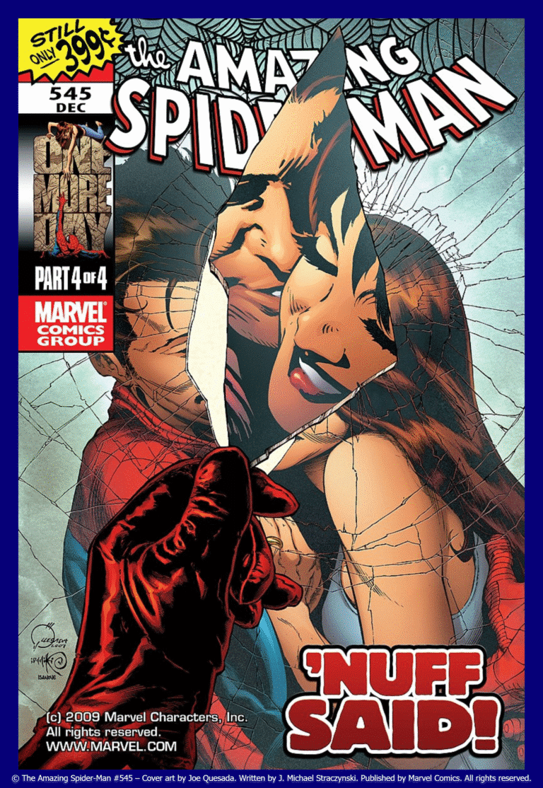 כריכת הקומיקס the amazing spider man #545