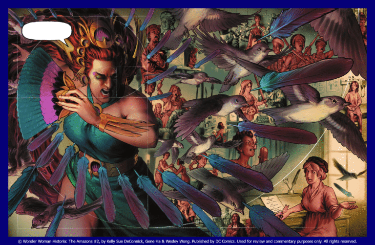 מתוך המנגה wonder woman historia the amazons