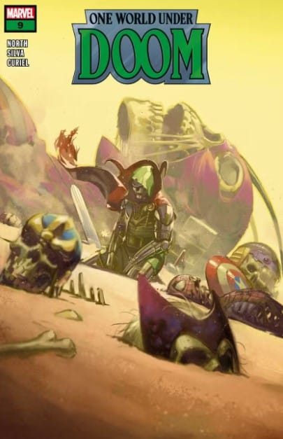 כריכת הקומיקס One World Under Doom