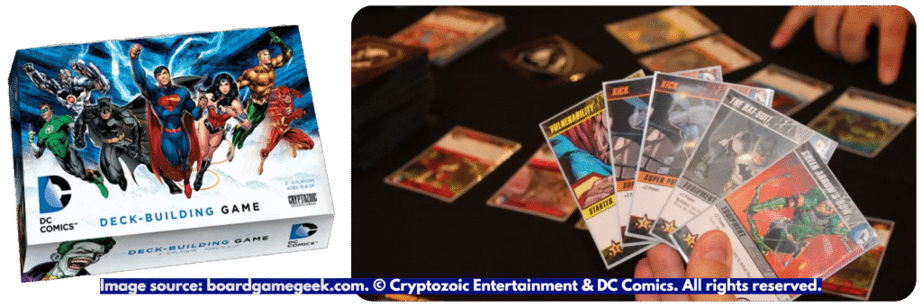 Dc comics deck building game