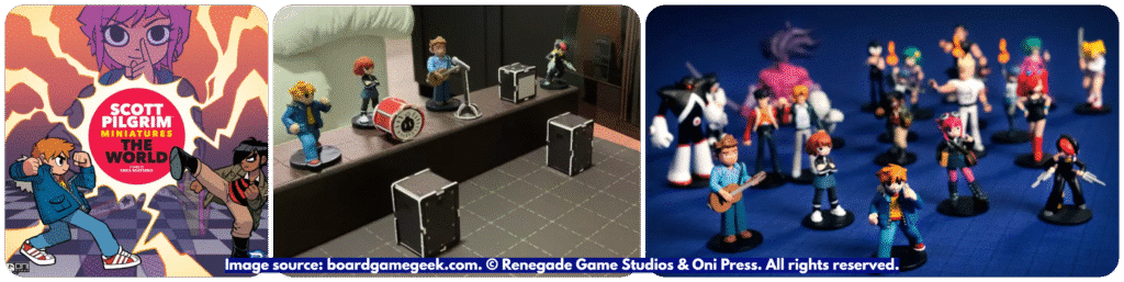 Scott pilgrim miniatures the world