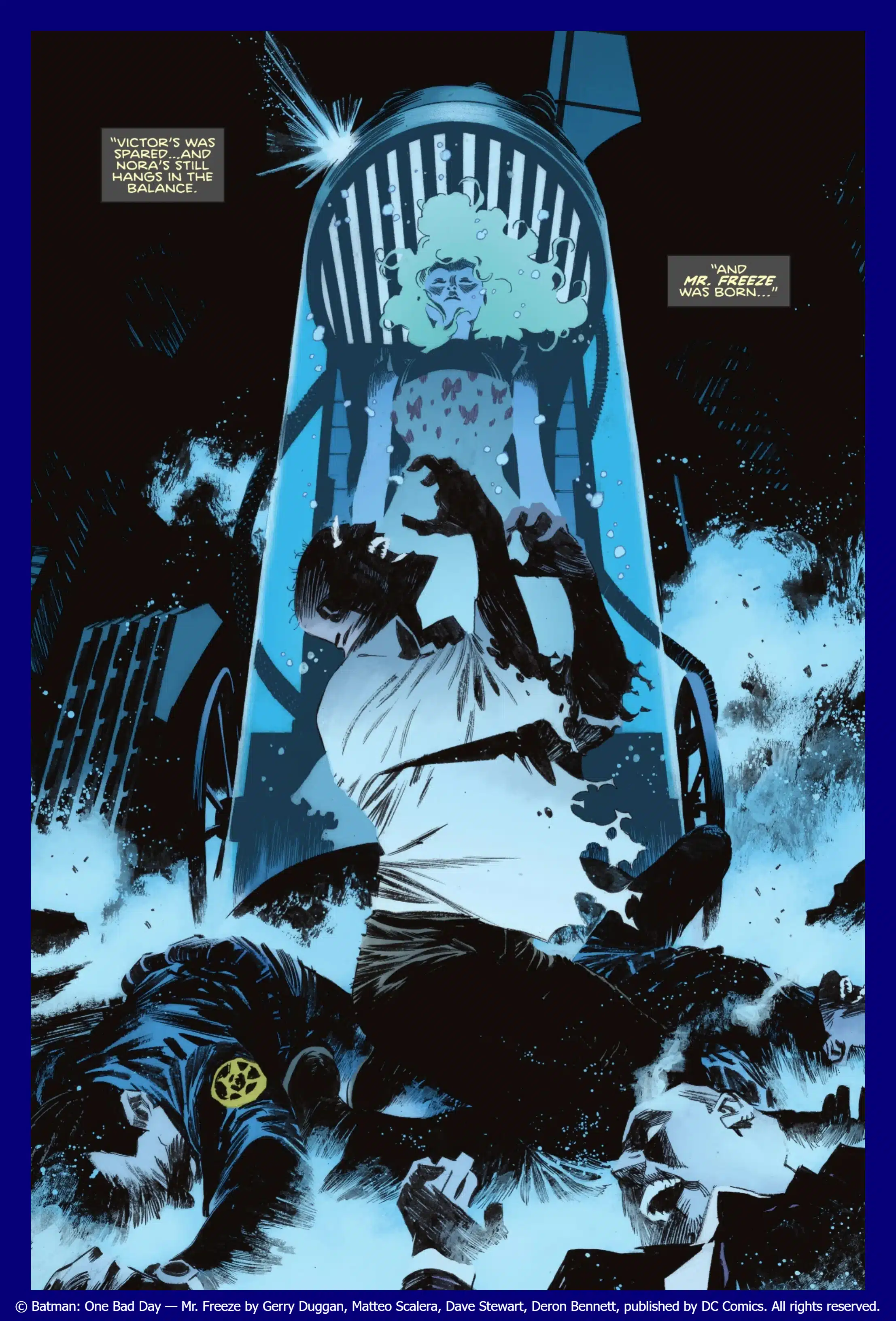 מתוך הקומיקס batman one bad day — mr. freeze
