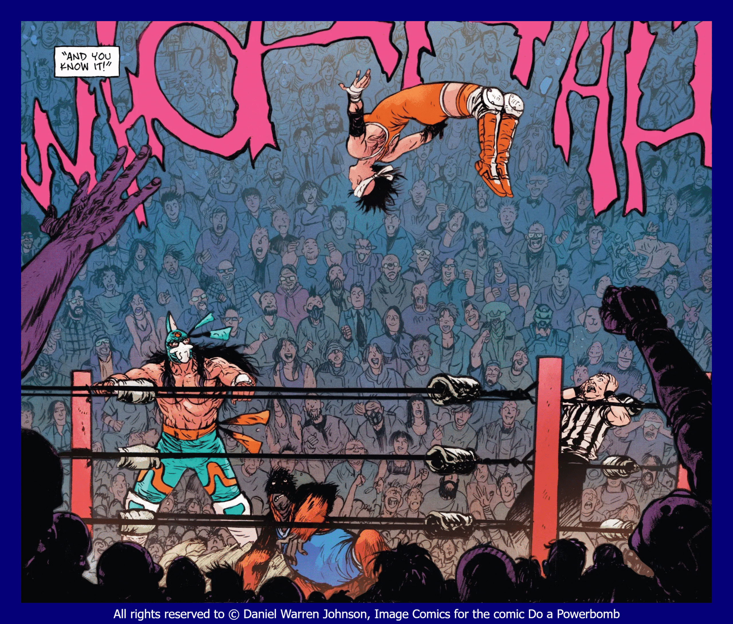 תמונה מתוך הקומיקס do a powerbomb